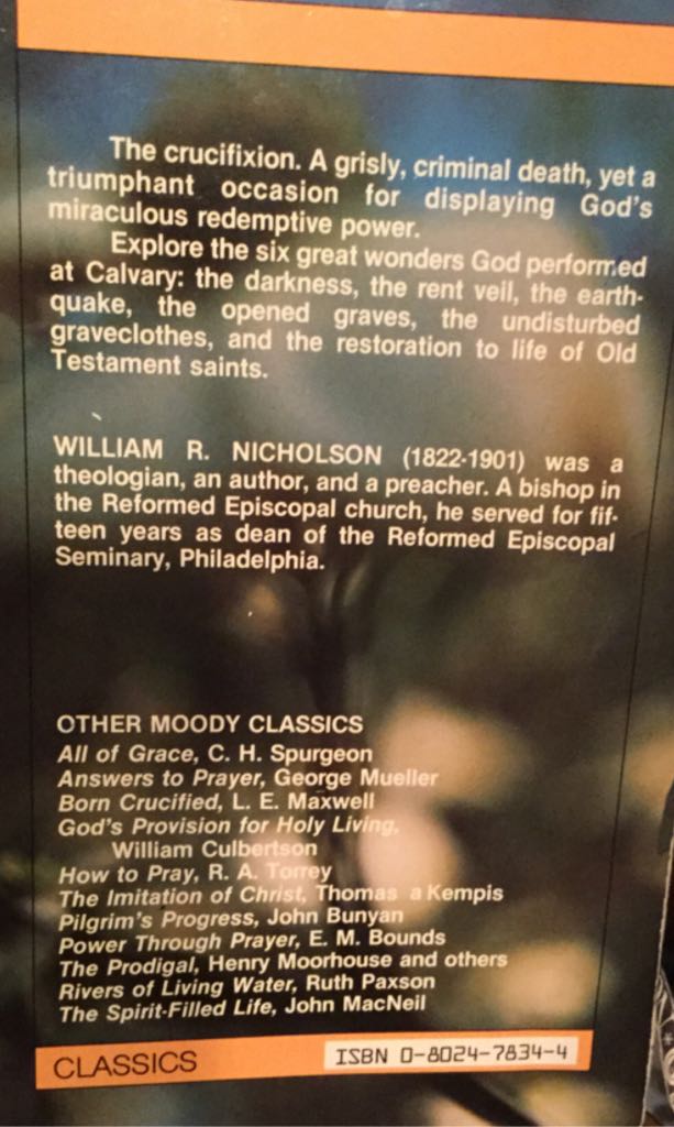 The six miracles of Calvary - Dan Schaeffer book collectible [Barcode 9780802478344] - Main Image 2