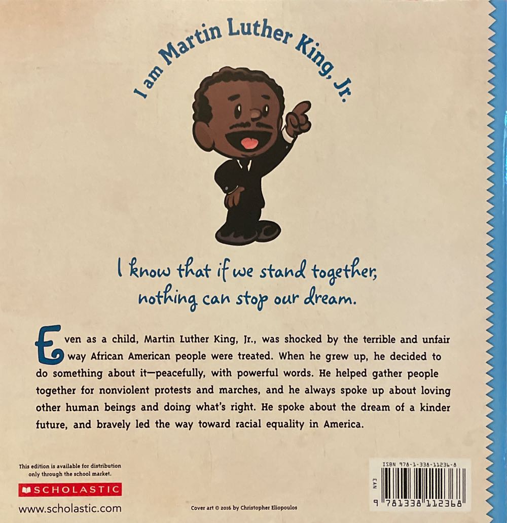 I Am Martin Luther King Jr. - Brad Meltzer book collectible [Barcode 9781338112368] - Main Image 2