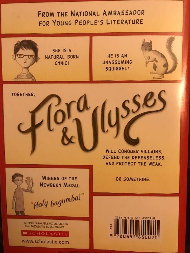 Flora & Ulysses - Kate DiCamillo (New York : Scholastic Press - Paperback) book collectible [Barcode 9780545850070] - Main Image 2