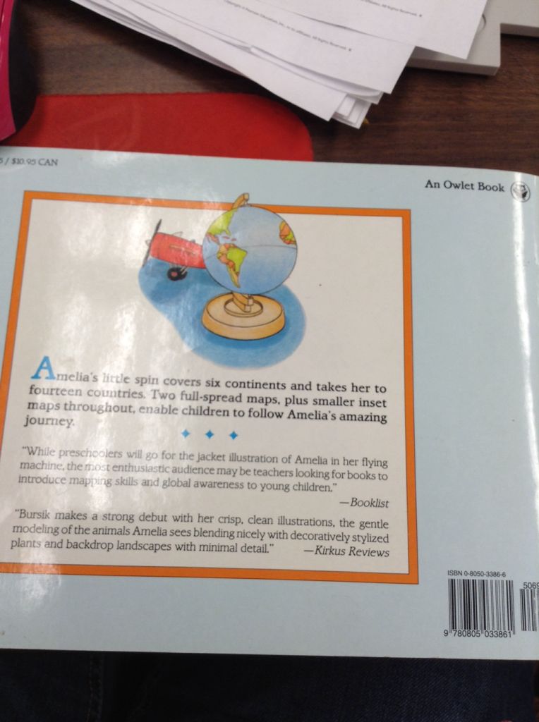 Amelia’s Fantastic Flight - Rose Bursik (Macmillan) book collectible [Barcode 9780805033861] - Main Image 2