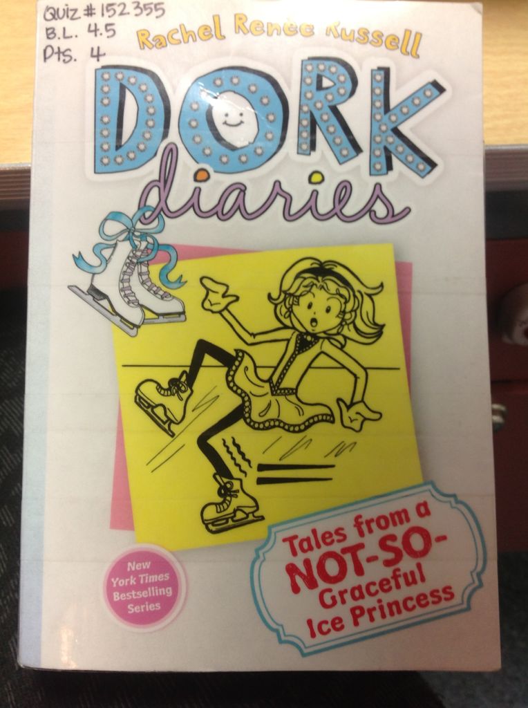 Dork Diaries #4:Tales From A Not-So-Graceful Ice Princess - Rachel Renee Russell (- Paperback) book collectible [Barcode 9781481402767] - Main Image 1