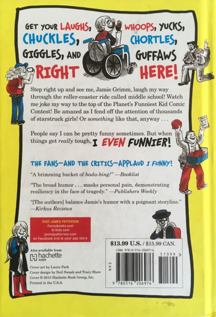 I Even Funnier: A Middle School Story - James Patterson (Little, Brown - Hardcover) book collectible [Barcode 9780316206976] - Main Image 2