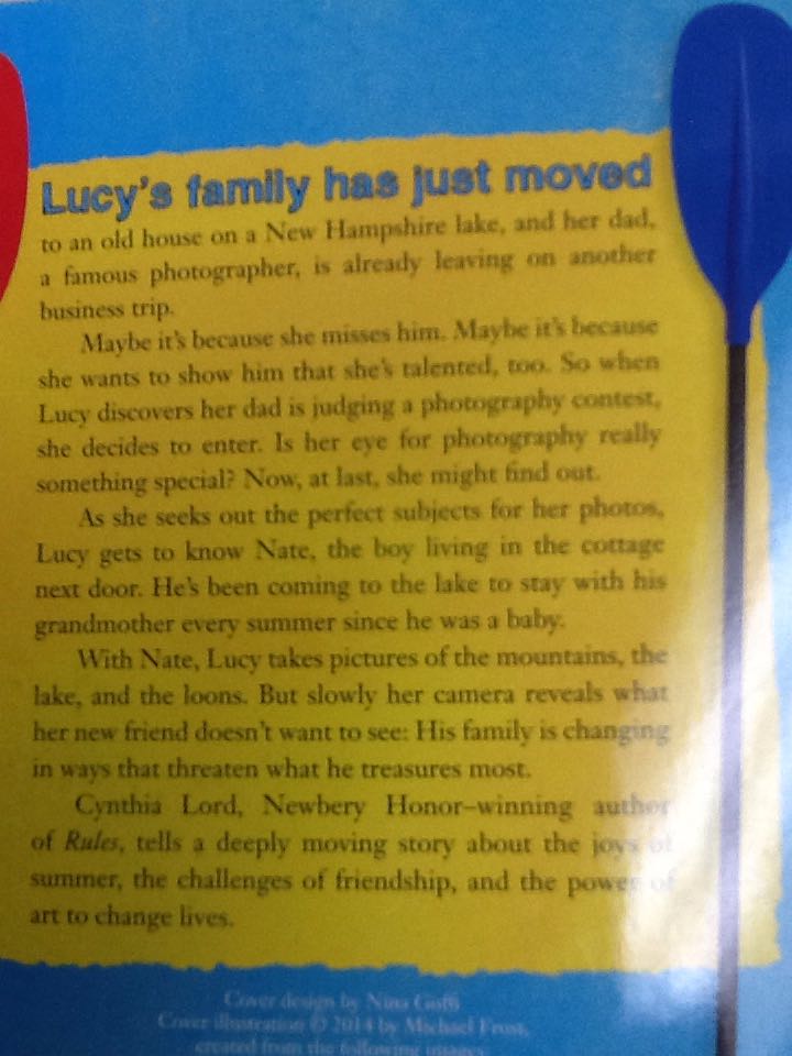 Half a Chance - Cynthia Lord (Scholastic Inc. - Paperback) book collectible [Barcode 9780545837675] - Main Image 2