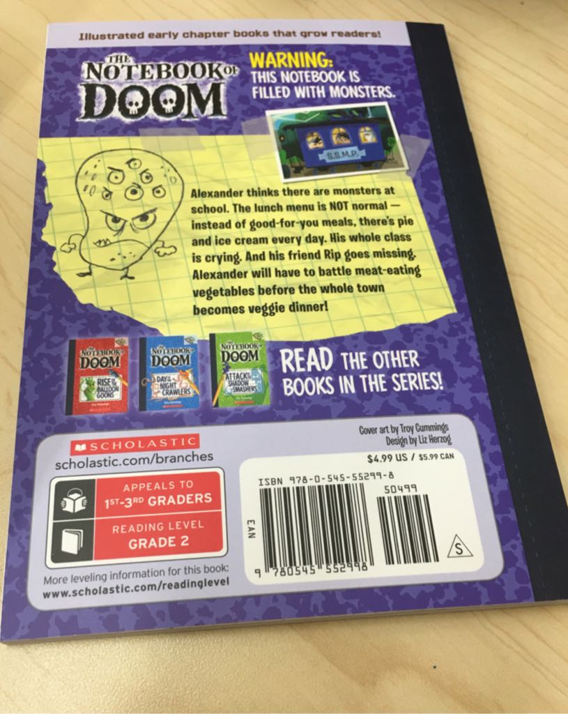 Chomp of the Meat-Eating Vegetables - Troy Cummings (Scholastic, Incorporated - Paperback) book collectible [Barcode 9780545552998] - Main Image 2