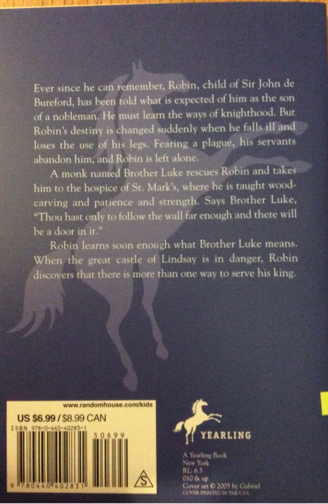 Door In The Wall - H.G. Wells (Yearling - Paperback) book collectible [Barcode 9780440402831] - Main Image 2