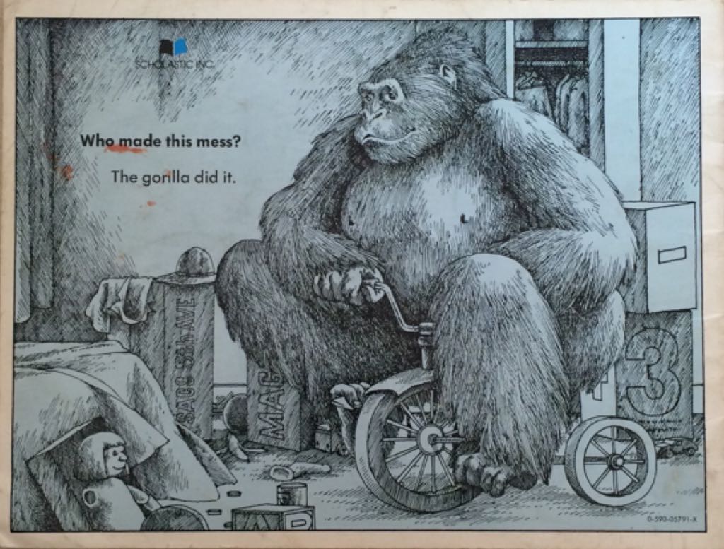Gorilla Did It, The - Barbara Shook Hazen (Scholastic Inc. - Paperback) book collectible [Barcode 9780590057912] - Main Image 2