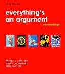Everything’s an Argument