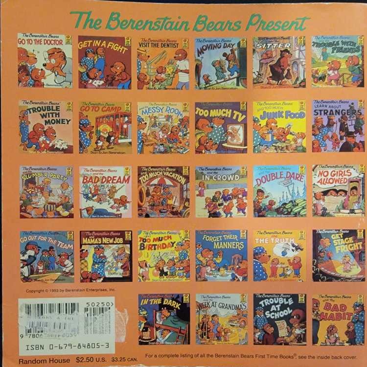 Berenstain Bears And The Bully - Jan and Stan Berenstain (Random House - Paperback) book collectible [Barcode 9780679848059] - Main Image 2