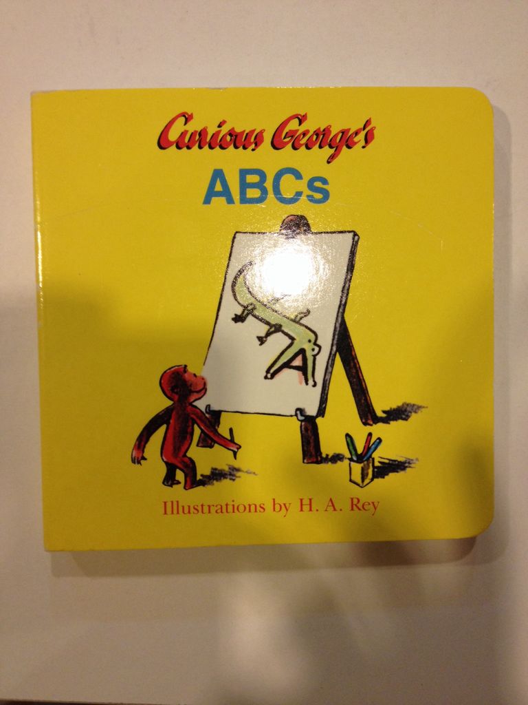 CURIOUS GEORGES ABCS-BOARD