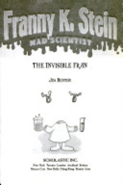 Franny K. Stein #03: The Invisible Fran