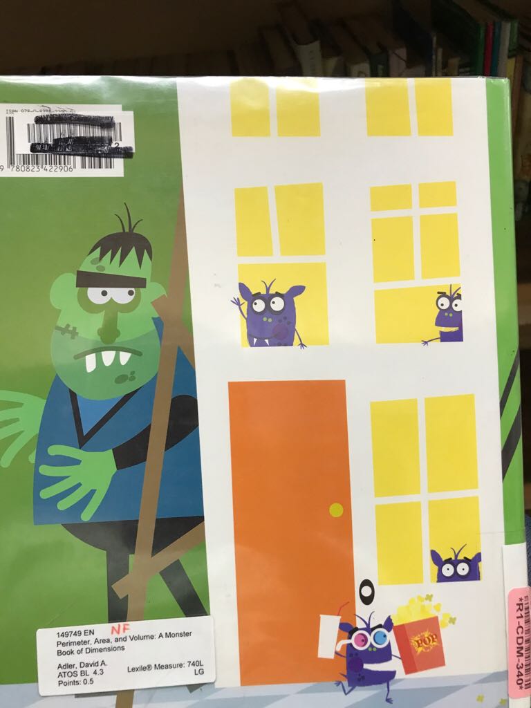 Perimeter, Area, and Volume - David A. Adler (Scholastic Inc - Hardcover) book collectible [Barcode 9780545480888] - Main Image 2