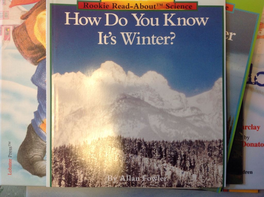 How Do You Know It’s Winter?