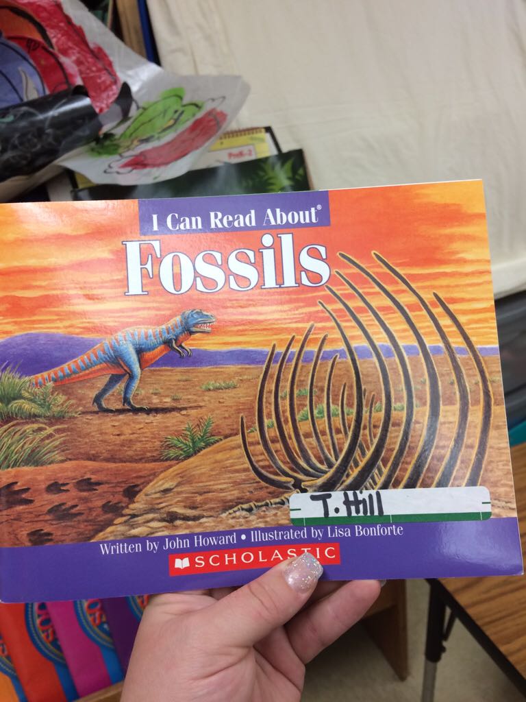 I can read about fossils