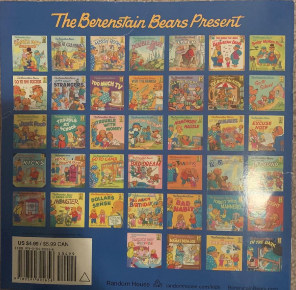 The Berenstain Bears And The Ghost of the Forest - Stan & Jan Berenstain (Random House Books for Young Readers - Paperback) book collectible [Barcode 9780394805658] - Main Image 2