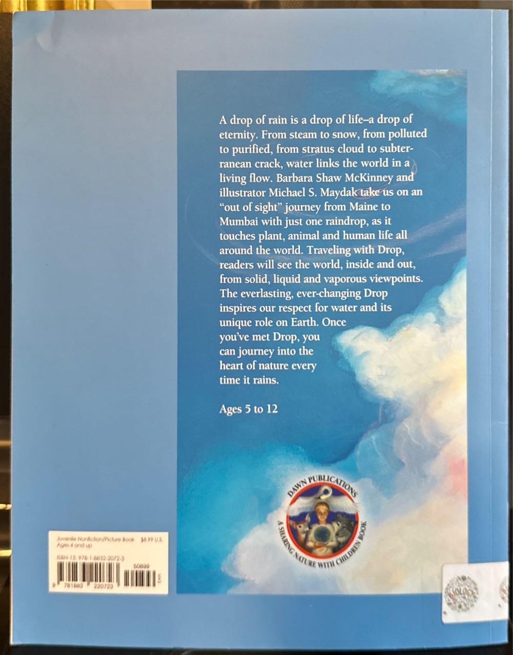 A Drop Around the World - Barbara McKinney (Dawn Publications (CA)) book collectible [Barcode 9781883220723] - Main Image 3