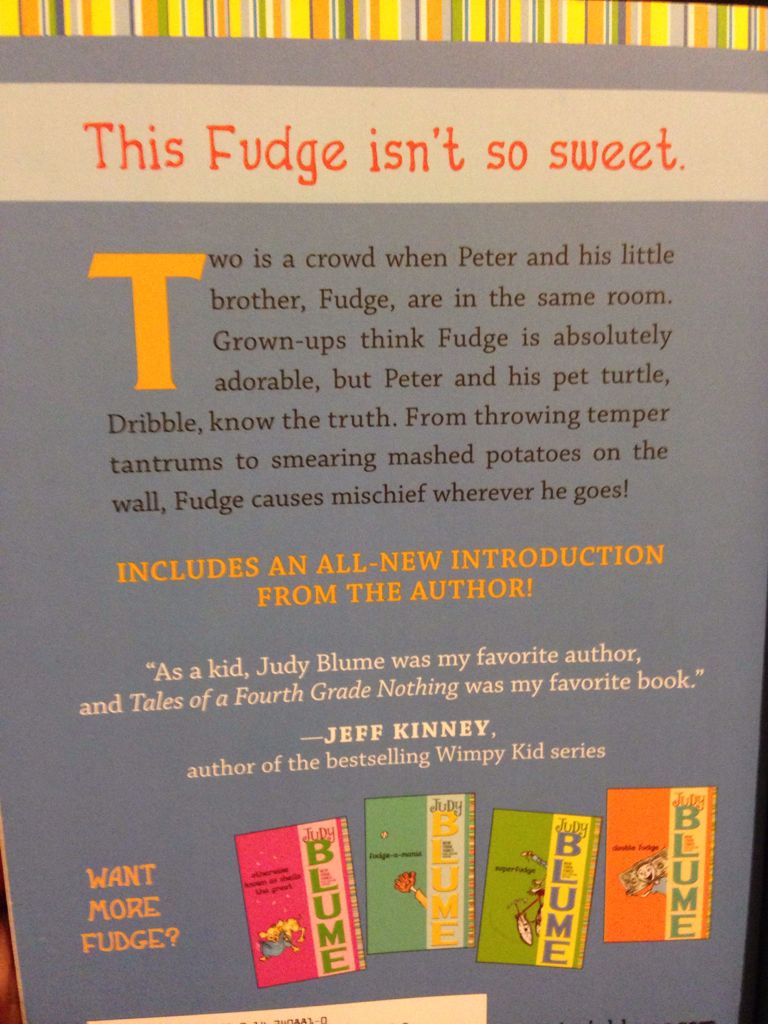 Tales of a Fourth Grade Nothing - Judy Blume (Puffin Books - Paperback) book collectible [Barcode 9780142408810] - Main Image 2