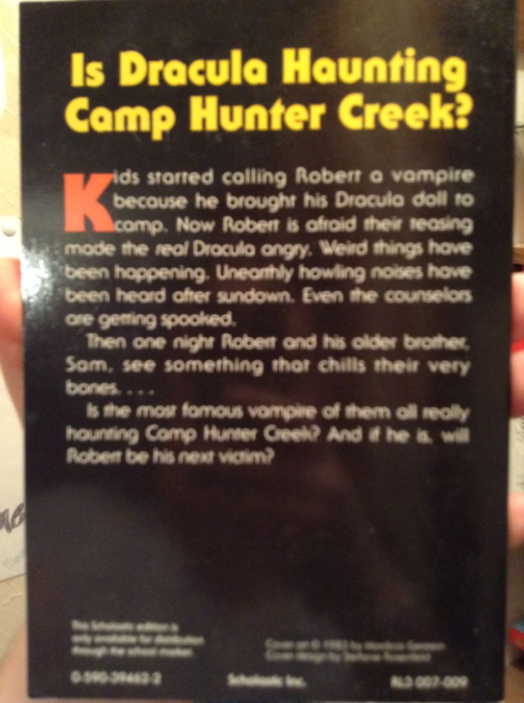 Dracula is a pain in the neck  book collectible [Barcode 9780590394628] - Main Image 2