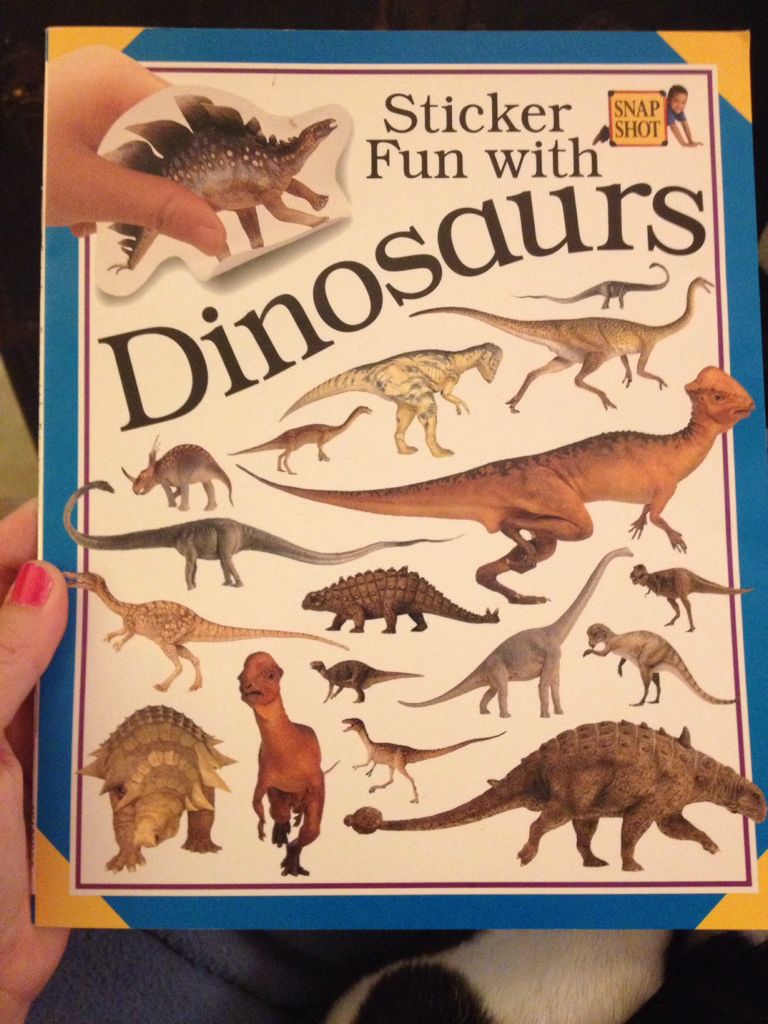 Sticker Fun With Dinosaurs