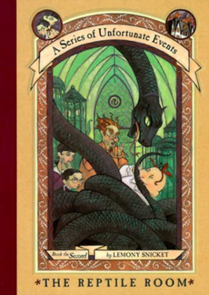 A Series of Unfortunate Events #2: The Reptile Room - Lemony Snicket (Harper Collins Publisher - Hardcover) book collectible [Barcode 9780064407670] - Main Image 3