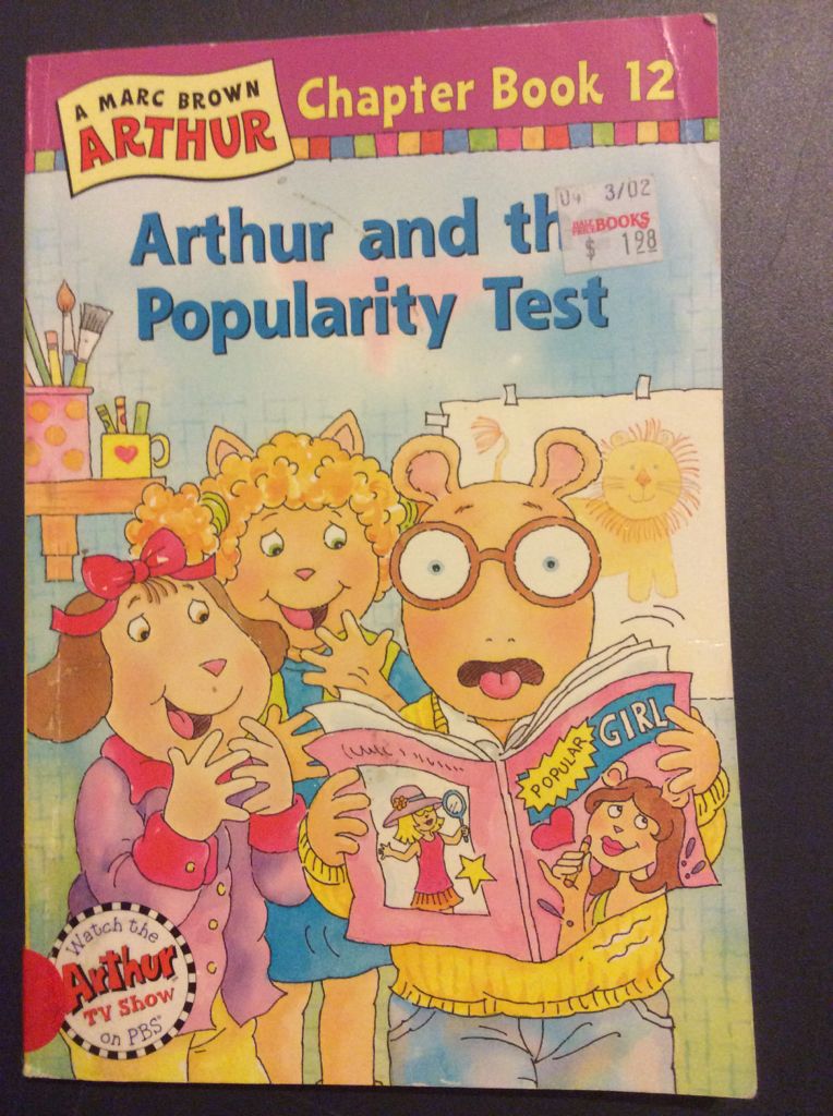 Arthur and the Popularity Test - Sandra Willard (Little, Brown Books for Young Readers) book collectible [Barcode 9780316115452] - Main Image 1