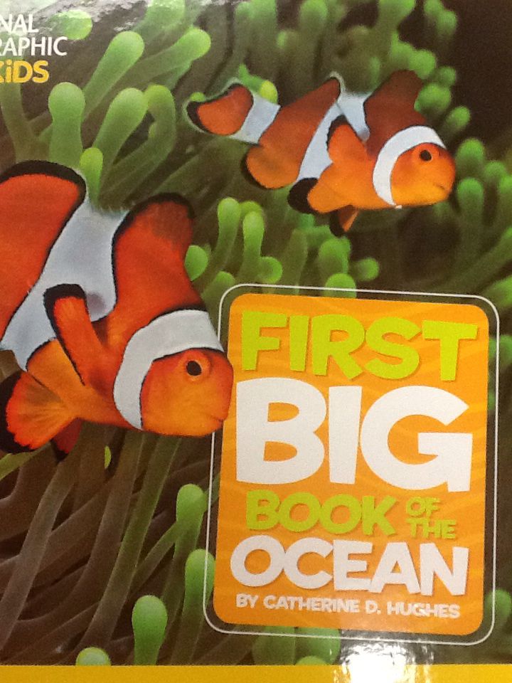 First Big Book Of The Ocean - Catherine D Hughes (National Geographic Children’s Books) book collectible [Barcode 9781426313684] - Main Image 1