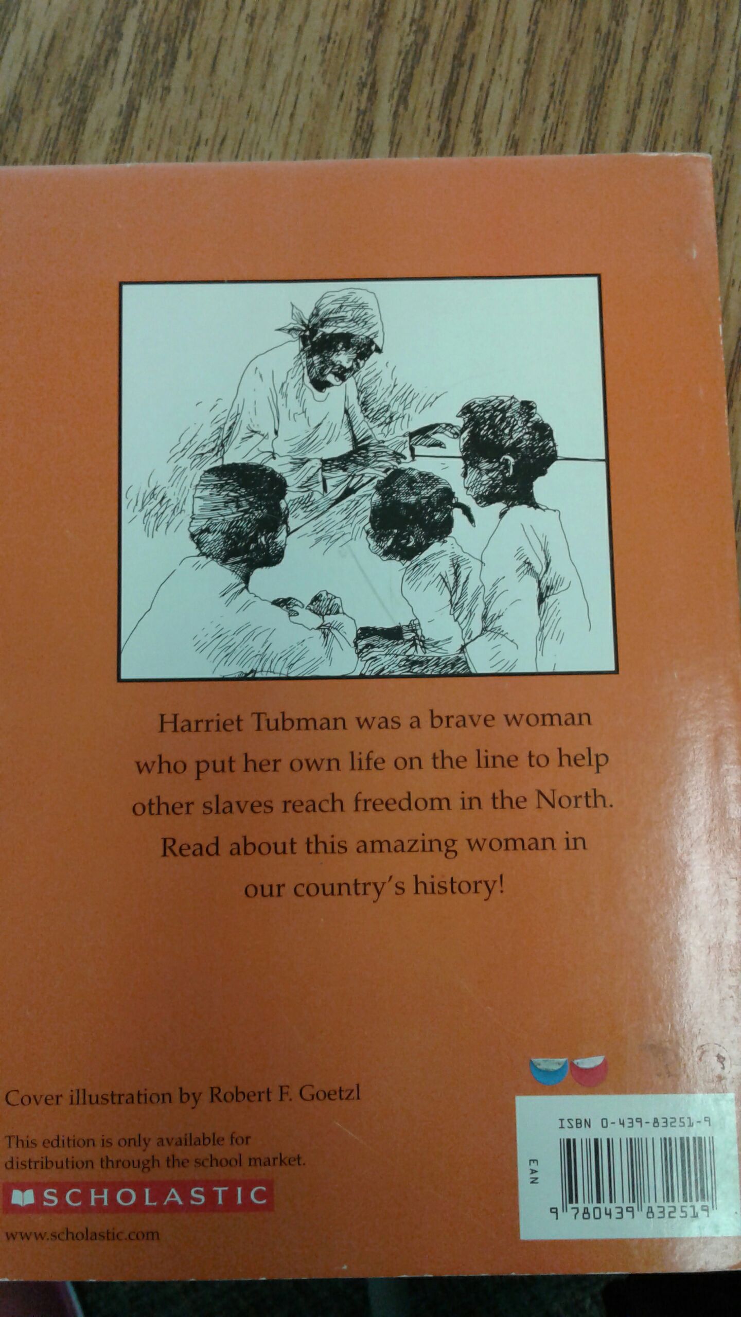 Harriet Tubman: The Road To Freedom - Rae Bains (Scholastic) book collectible [Barcode 9780439832519] - Main Image 2