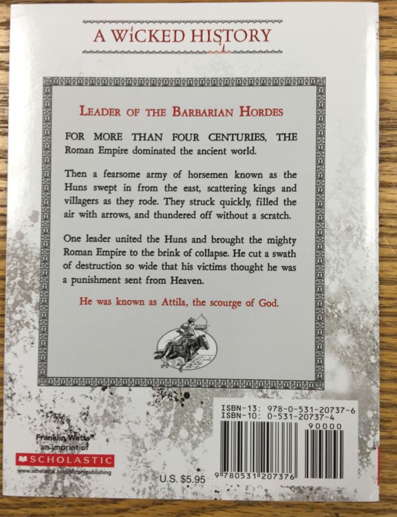 Attila the Hun - Scott Ingram (Franklin Watts - Paperback) book collectible [Barcode 9780531207376] - Main Image 2