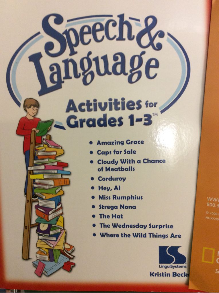 Speech & Language Activities Grades 1-3