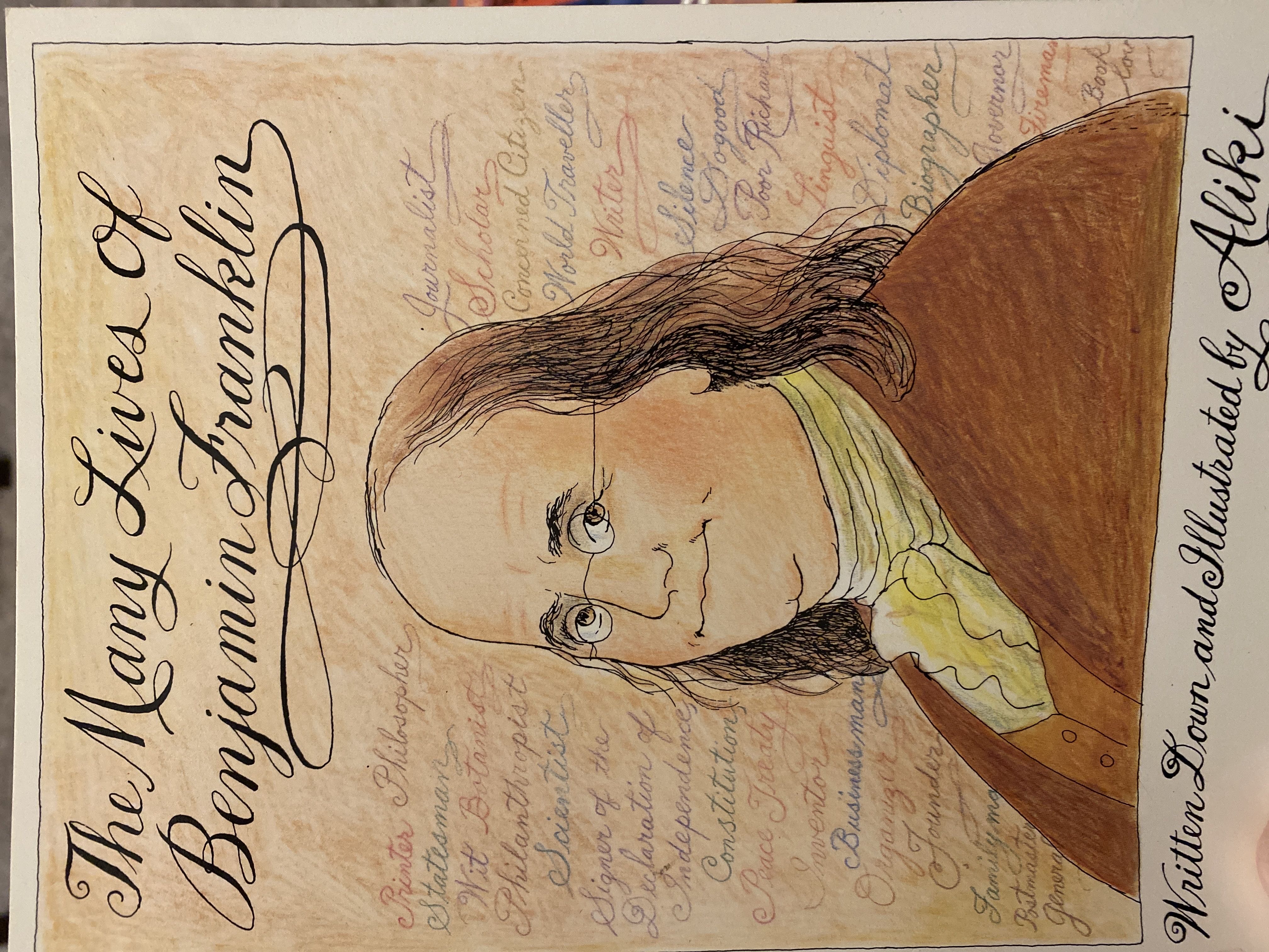 The Many Lives of Benjamin Franklin - Aliki (Simon & Schuster/Paula Wiseman Books) book collectible [Barcode 9780671664916] - Main Image 1
