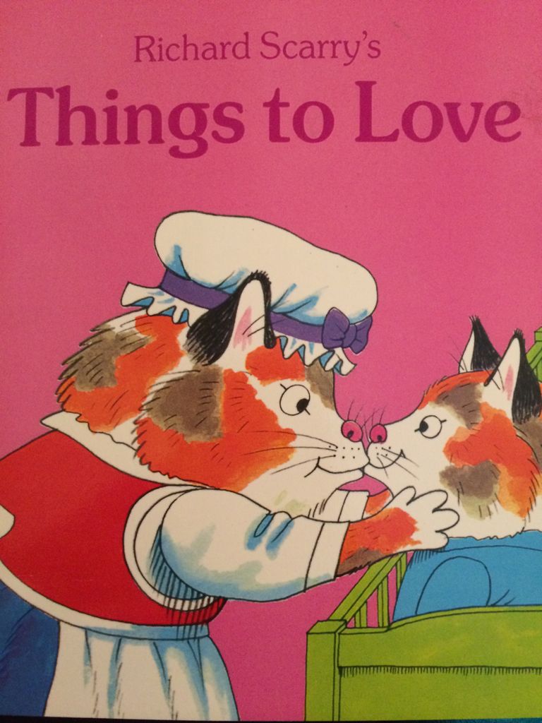 Things To Love - Richard Scarry (Western Publishing Co. - Paperback) book collectible [Barcode 9780307412119] - Main Image 1