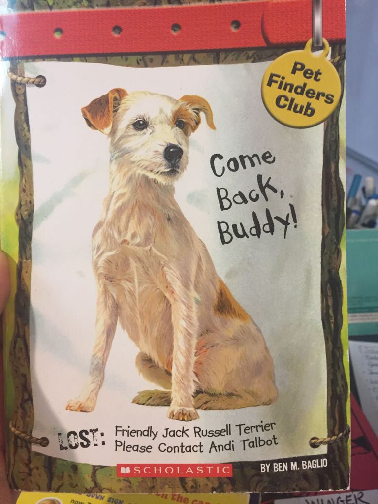 Come back, Buddy! - M. Baglio book collectible [Barcode 9781435100268] - Main Image 1