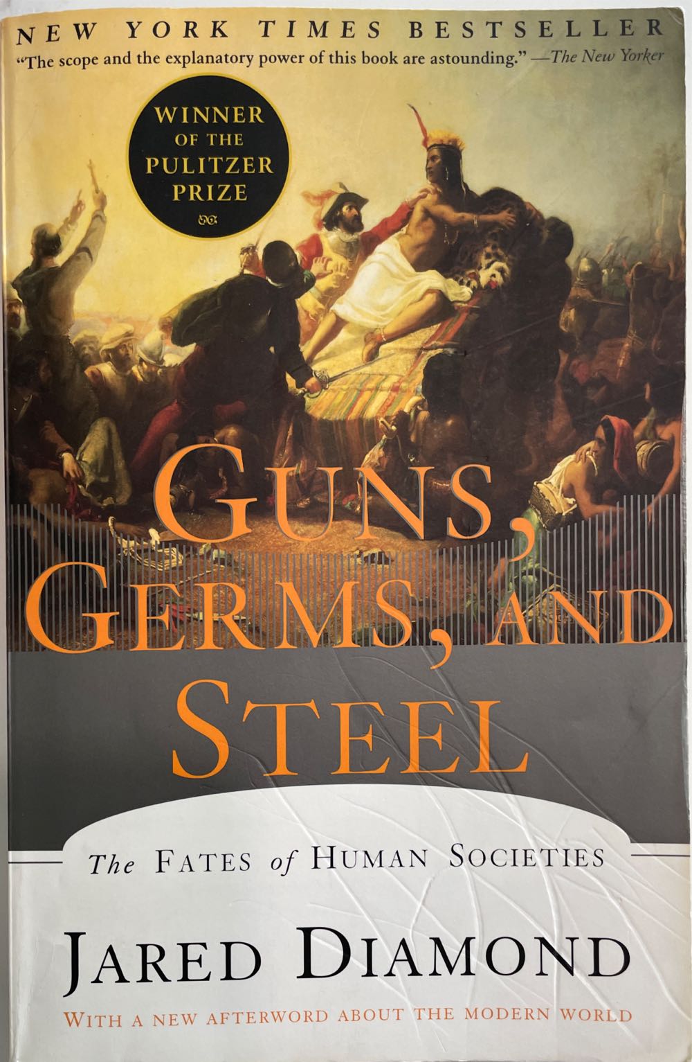 Guns, Germs, and Steel: The Fates of Human Societies - Jared Diamond (W.W. Norton - Paperback) book collectible [Barcode 9780393317558] - Main Image 3