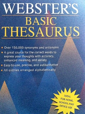 Basic Thesaurus - Webster’s## book collectible [Barcode 9780805656213] - Main Image 1
