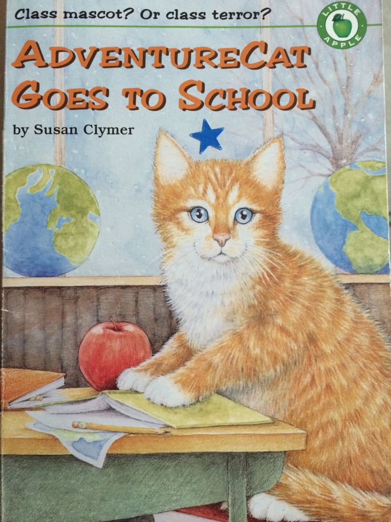 Adventure Cat Goes to School - Susan Clymer book collectible [Barcode 9780590371261] - Main Image 1