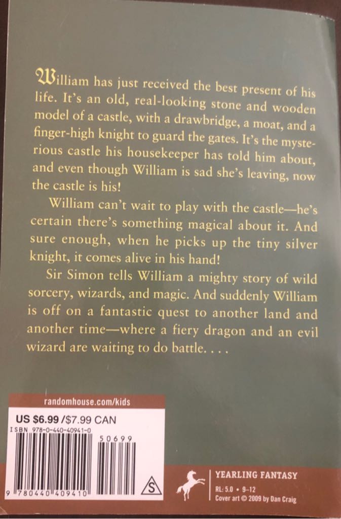 Castle in the Attic, The - Elizabeth Winthrop (A Dell Yearling Book - Paperback) book collectible [Barcode 9780440409410] - Main Image 2