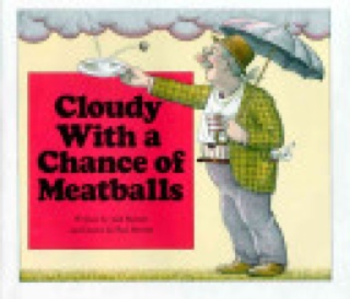 Cloudy With A Chance Of Meatballs - Judi Barrett (Atheneum Books - Hardcover) book collectible [Barcode 9780689306471] - Main Image 1