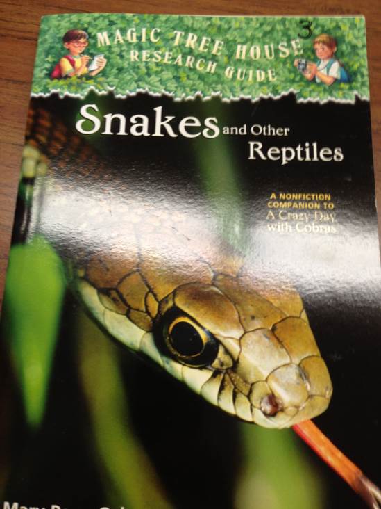 Magic Tree House Research Guide #45: Snakes And Other Reptiles - Mary Pope Osborne (Scholastic Inc) book collectible [Barcode 9780545384407] - Main Image 1
