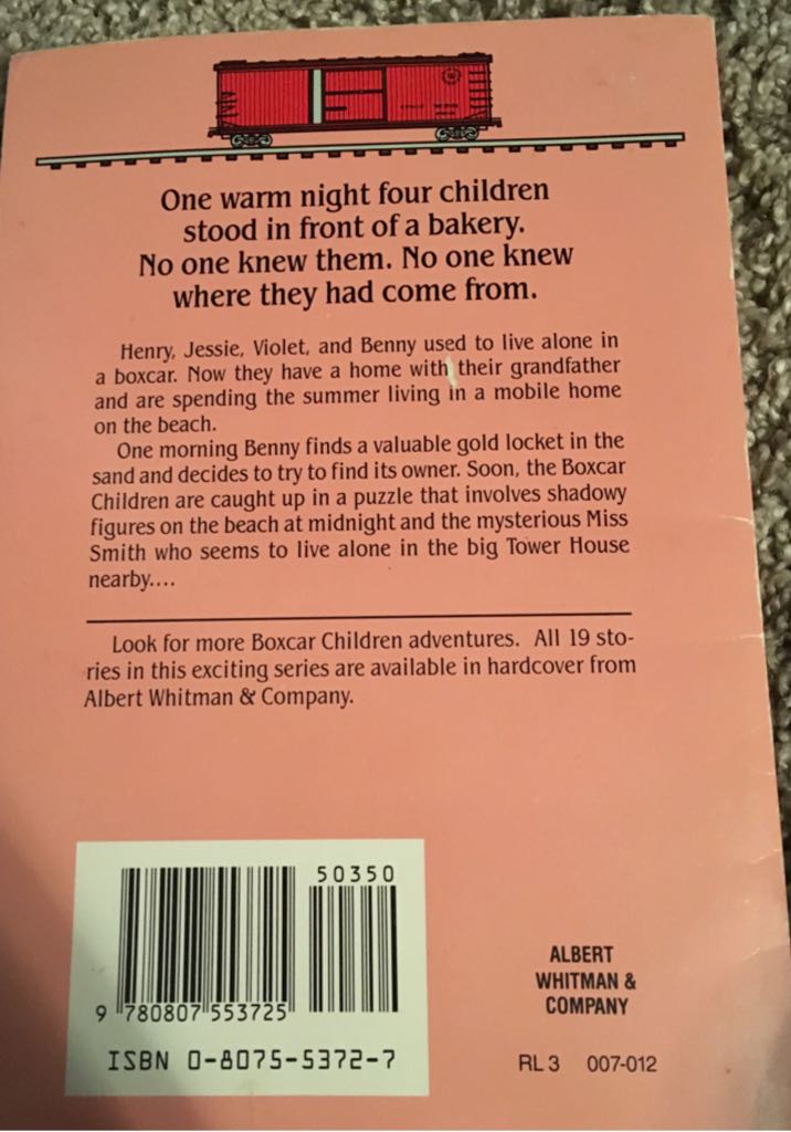 Boxcar Children #16: Mystery In The Sand - Gertrude Chandler Warner (A Scholastic Press - Paperback) book collectible [Barcode 9780807553725] - Main Image 2