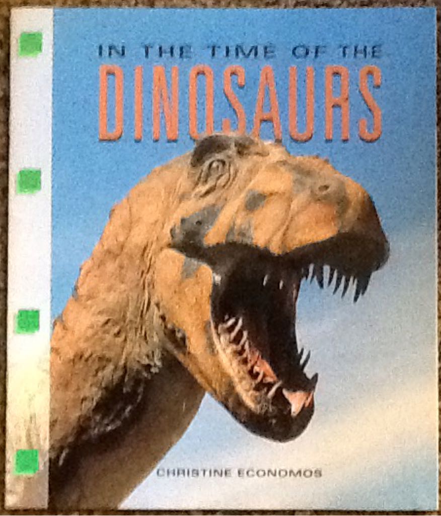 In the time of the dinosaurs