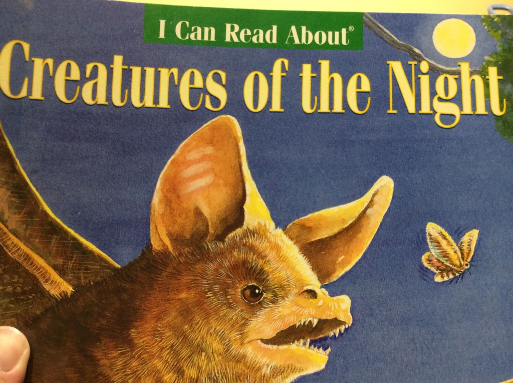I can read about creatures of the night