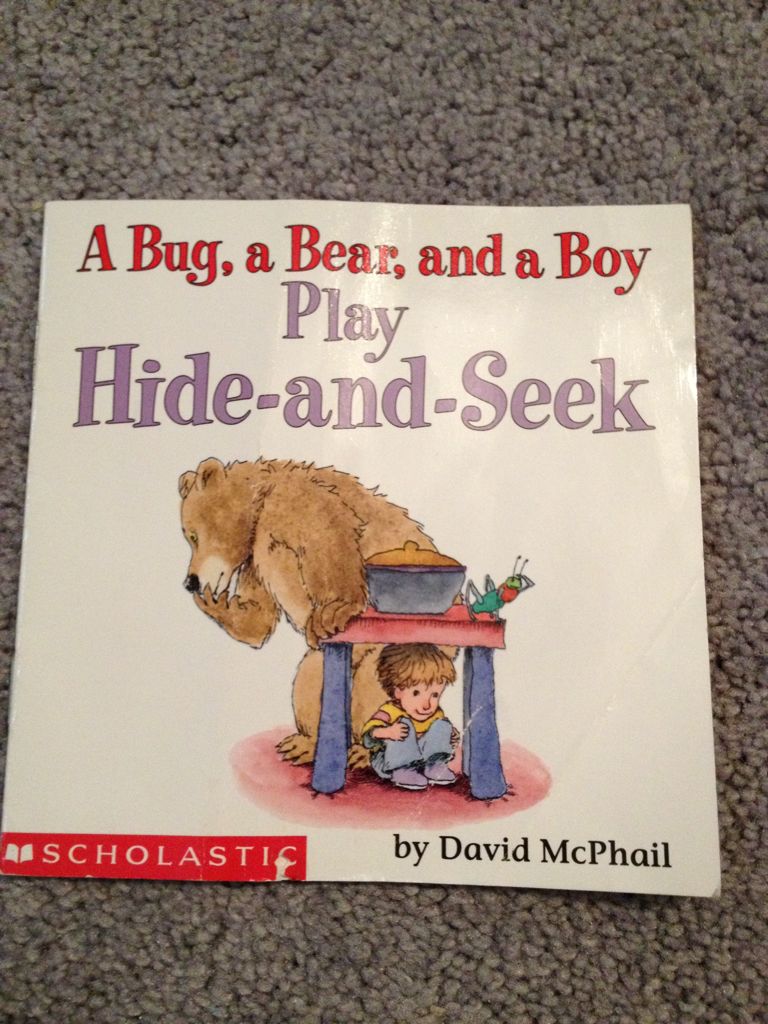 Bug, a Bear and a Boy Play Hide-and-Seek, A - David McPhail (- Paperback) book collectible [Barcode 9780590762168] - Main Image 1