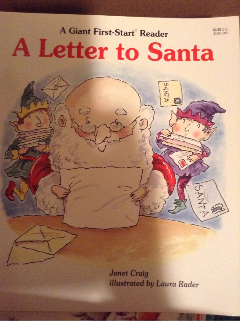 A letter to Santa - Janet Palazzo-Craig (Troll Communications Llc) book collectible [Barcode 9780816732531] - Main Image 1