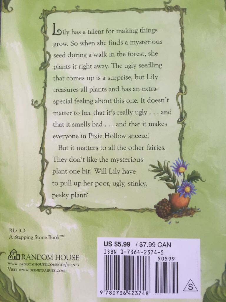 4. Lily’s Pesky Plant - Disney Fairies (RH/Disney - Paperback) book collectible [Barcode 9780736423748] - Main Image 2