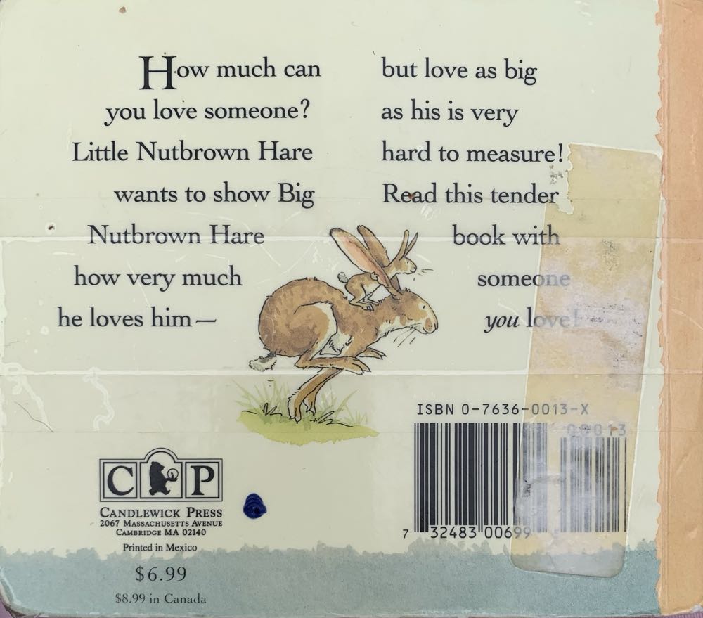 Guess How Much I Love You - Sam McBratney (Candlewick - Board Book) book collectible [Barcode 9780763600136] - Main Image 2