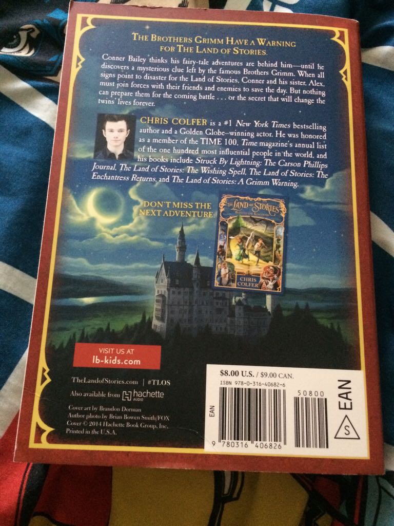 The Land Of Stories: A Grimm Warning (Book 3) - Chris Colfer (Little Brown - Paperback) book collectible [Barcode 9780316406826] - Main Image 2