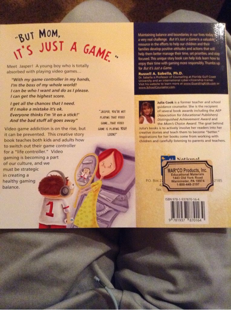 But It’s Just a Game - Julia Cook (National Center for Youth Issues - Paperback) book collectible [Barcode 9781937870164] - Main Image 2