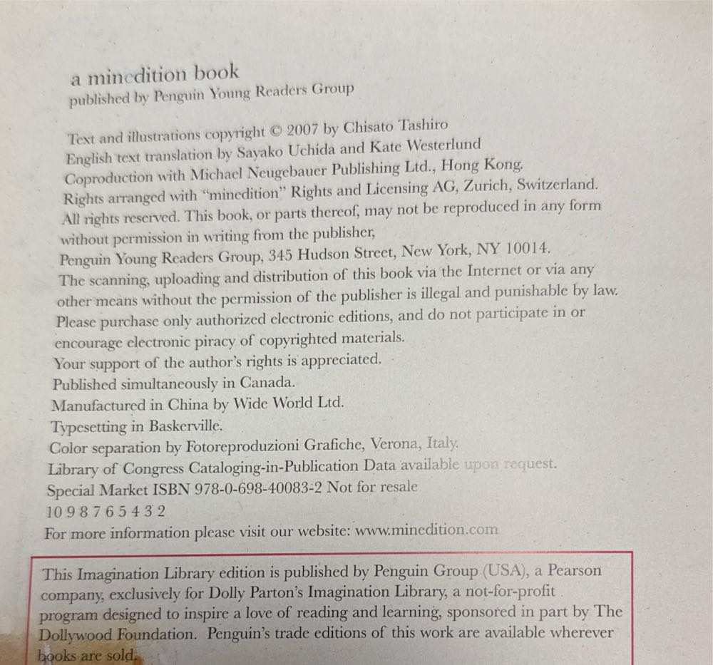 5 Nice Mice - Chisato Tashiro book collectible [Barcode 9780698400832] - Main Image 3