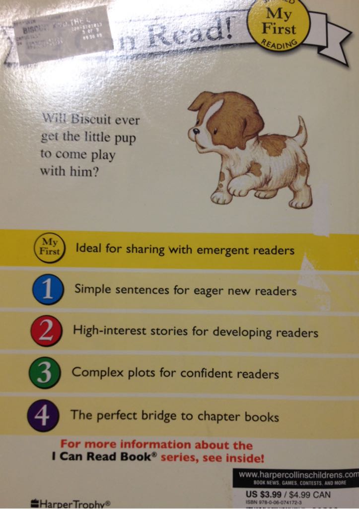 Biscuit and the Little Pup - Alyssa Satin Capucilli (Harper Collins - Paperback) book collectible [Barcode 9780060741723] - Main Image 2