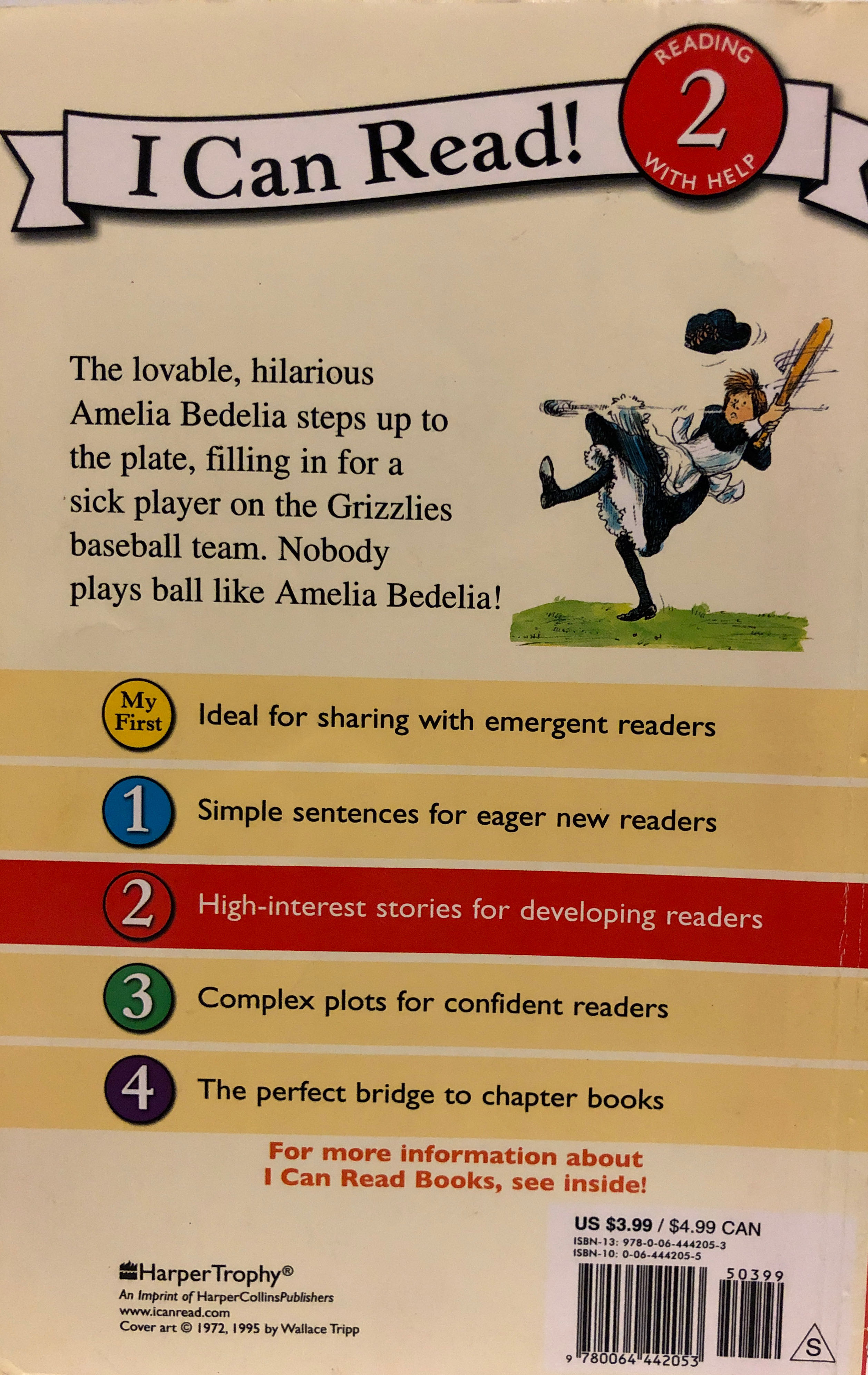 Amelia Bedelia, Play Ball - Peggy Parish (Harper Trophy - Paperback) book collectible [Barcode 9780064442053] - Main Image 3
