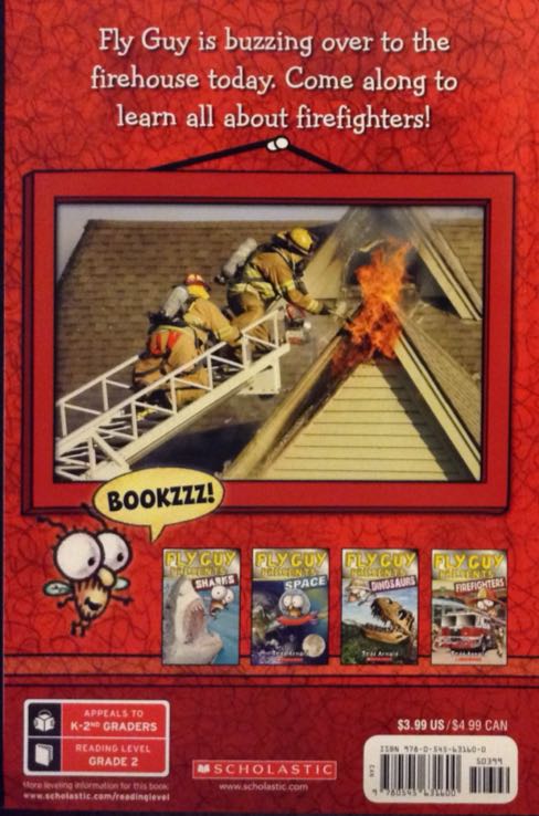 Fly Guy Presents: Firefighters - Tedd Arnold (Scholastic Reference - Paperback) book collectible [Barcode 9780545631600] - Main Image 2